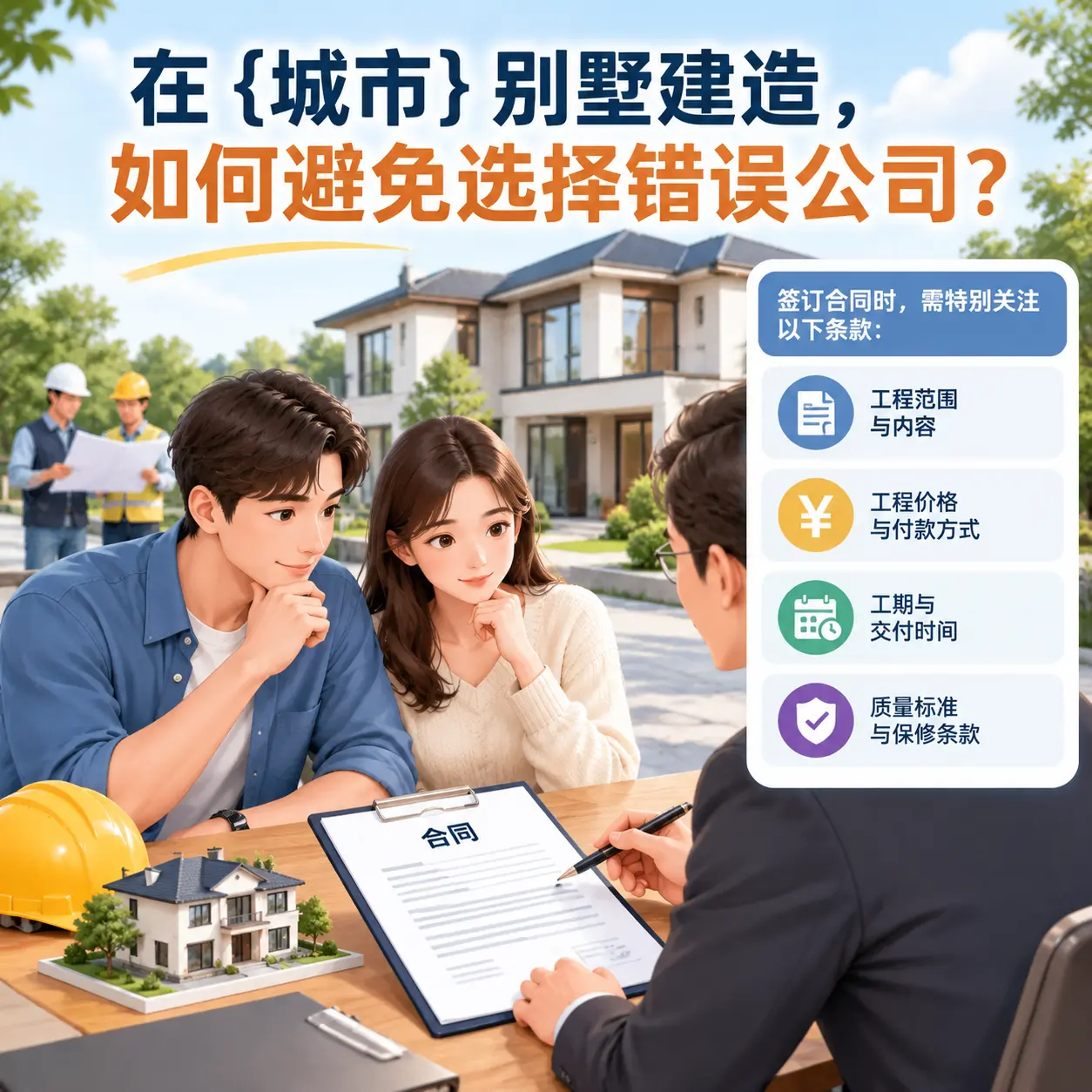 在 台江 别墅建造,如何避免选择错误公司?
