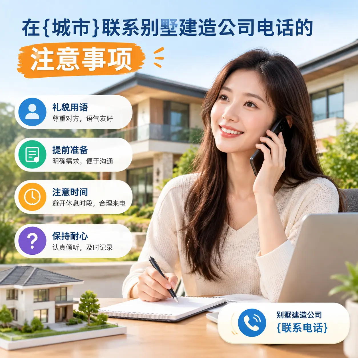 在台江联系别墅建造公司电话的注意事项