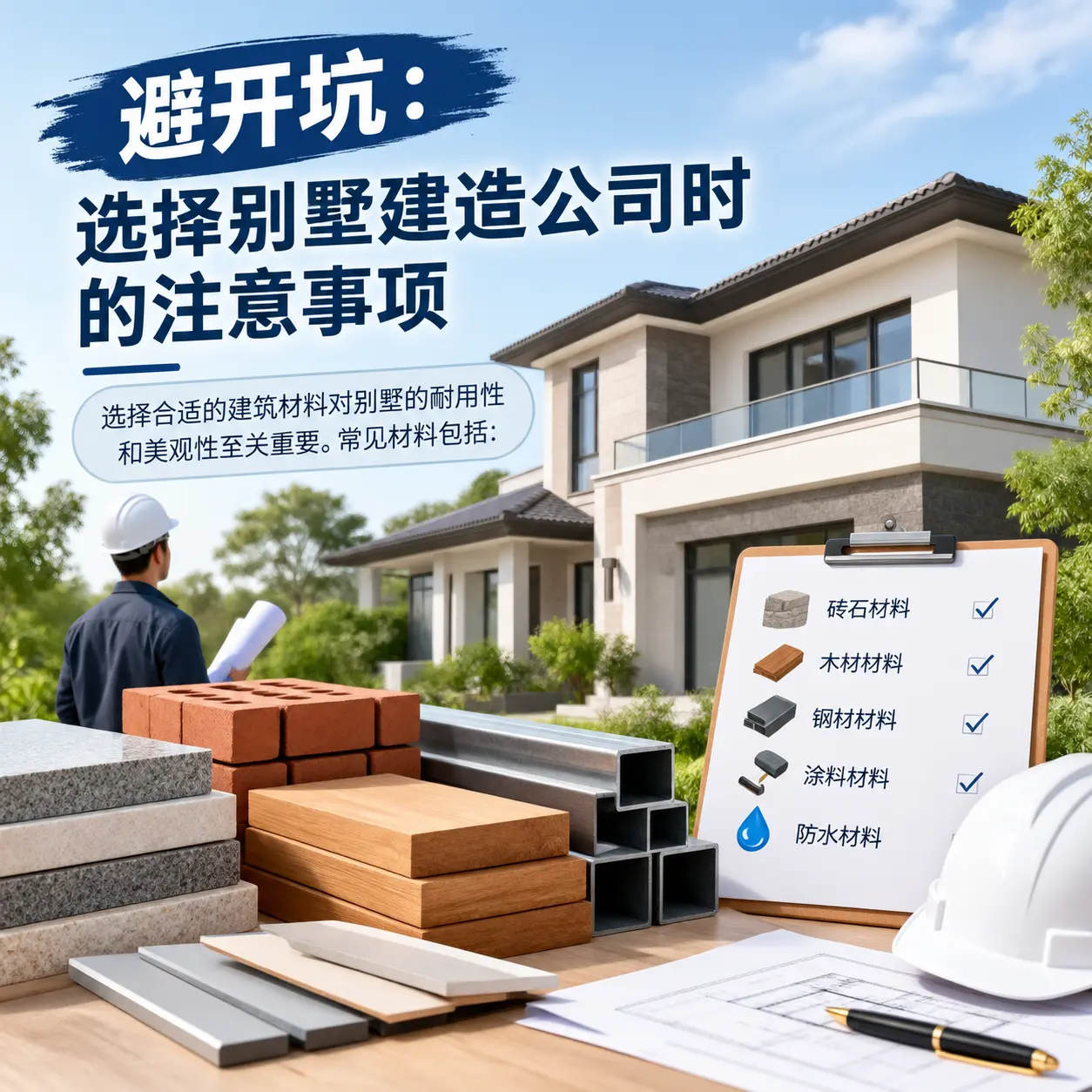 避开坑：选择 台江 别墅建造公司时的注意事项