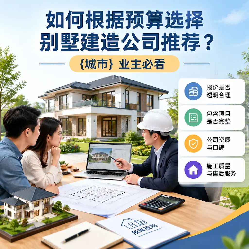 如何根据预算选择别墅建造公司推荐? 台江 业主必看