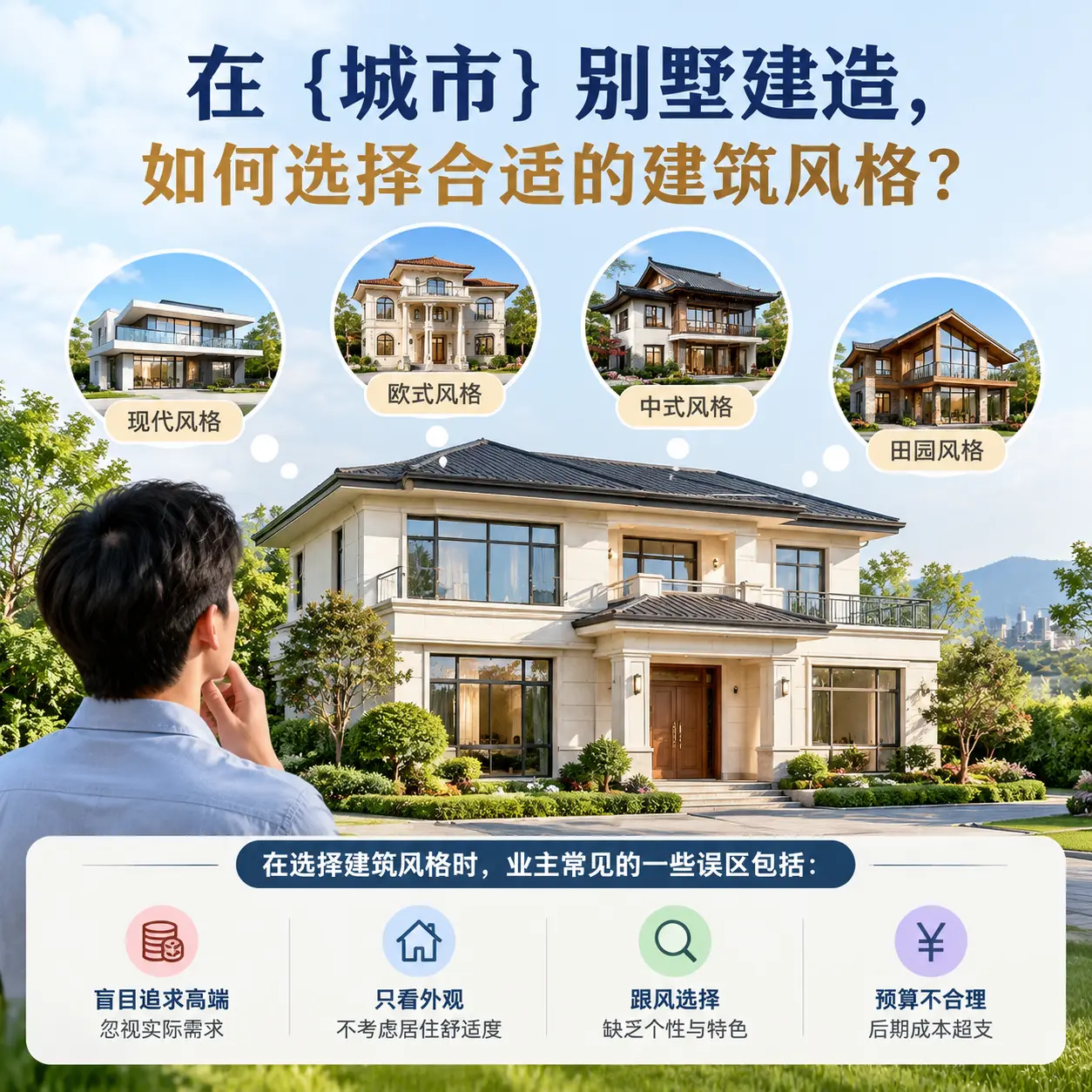 在 台江 别墅建造,如何选择合适的建筑风格?