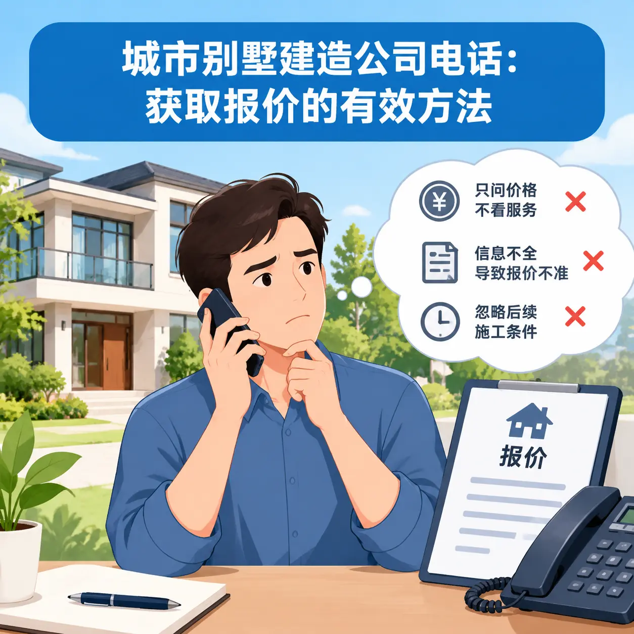 台江别墅建造公司电话:获取报价的有效方法